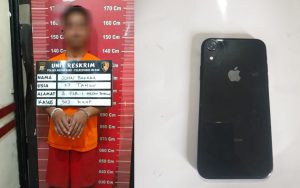 Polsek Medan Baru Amankan Perampok Bersajam Gasak Handphone dan Sepeda Motor