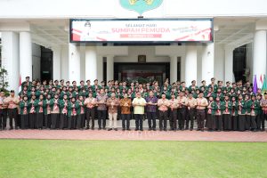 Pj Sekda Medan Lepas 112 Kontingen Kwarcab Gerakan Pramuka Kota Medan