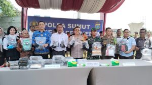 Polrestabes Medan Musnahkan 31 Kg Sabu dan 5,7 Kg Ganja