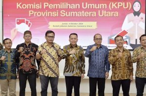 KPU Audiensi, Pj Gubernur Sumut Tekankan Pentingnya Penyelenggaraan Pilkada Secara Damai