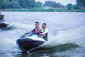 Bobby Nasution Resmikan Taman Kolam Retensi Martubung