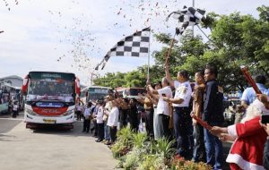 Masyarakat Antusias Sambut Transportasi Mudik Gratis Serentak se-Sumut