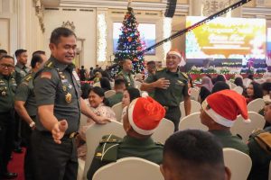 KSAD Maruli Simanjuntak Hadiri Perayaan Natal Wilayah Kodam I Bukit Barisan
