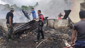 Rumah Milik Seorang Petani di Bener Meriah Hangus Dilalap si Jago Merah