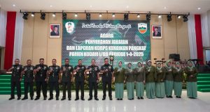 Pangdam I/BB Pimpin Acara Penyerahan Jabatan dan Laporan Korps Kenaikan Pangkat