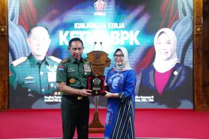Perkuat Sinergitas, Panglima TNI Terima Kunjungan Ketua BPK RI di Mabes TNI