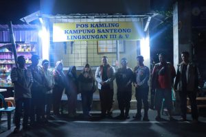 Kapolres Sibolga Cek Pos Satkamling, Ajak Warga Perangi Aksi Premanisme