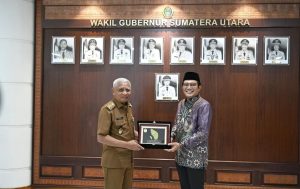 Wagub Surya dan Anggota DPD RI Asal Sumut Bahas Aspirasi Terkait Tiga UU