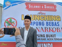 Reje Kampung Bukit Apresiasi Polres Aceh Tengah Atas Launching Kampung Bebas Narkoba