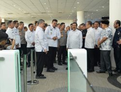 Bobby Nasution Bersama Menteri Imipas Launching Autogate, Percepat Layanan Keimigrasian di Bandara Kualanamu