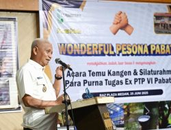Wagub Sumut Berkisah Sebagai ‘Anak Kebon’ di Hadapan Pensiunan PTPN IV Pabatu