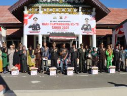Di Hari Peringatan Bhayangkara ke-79, Polres Aceh Tengah Gelar Bansos dan Pengobatan Gratis untuk Warga