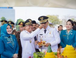 Rico Waas Pimpin Upacara HUT ke-435 Kota Medan