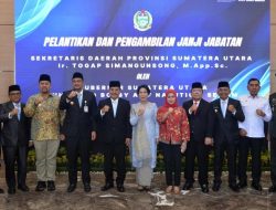 Bobby Nasution Lantik Togap Simangunsong Jadi Sekdaprov Sumut