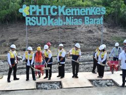 Tingkatkan Layanan Kesehatan Daerah Terpencil, Wagub Sumut Bersama Menkes Groundbreaking RSUD Pratama Nias Barat