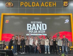 D’ Upes Band Polres Aceh Tengah Raih Juara 1 Festival Band Polda Aceh HUT Bhayangkara ke-79