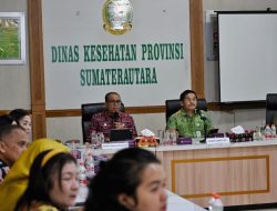 Kunjungi Dinas Kesehatan Sumut, Sekdaprov Ingatkan Sejumlah Program Prioritas Kesehatan