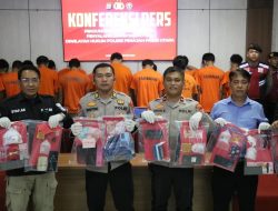 Operasi Antik Mahakam 2025, Polres PPU Ungkap 9 Kasus Narkoba dan Amankan 18 Tersangka