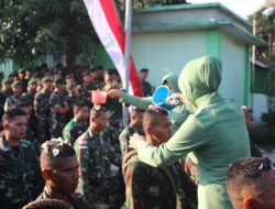 Tanamkan Rasa Kebanggaan Terhadap Satuan, Yonarhanud 2 Kostrad Laksanakan Tradisi Penerimaan Warga Baru