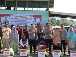Jumat Berkah, Polres Aceh Tengah Hadir Bawa Senyum Bahagia untuk Warga Paya Kolak Celala