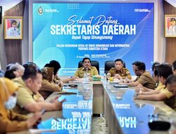 Sekdaprov Sumut Ajak ASN Dinas Kominfo Terus Perkuat Kerja Sama Tim