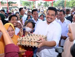 Gubernur Sumut Turunkan Harga Produk Pangan Saat Tinjau Pasar Murah