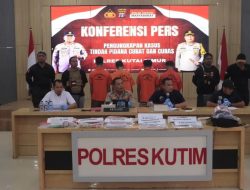 Polres Kutim Ungkap 2 Kasus Besar, Pelaku Pencurian dan Curas Brilink Berhasil Ditangkap