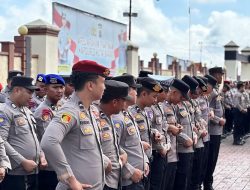 Polres Kutai Barat Laksanakan Latihan Dalmas, Perkuat Disiplin dan Kesiapsiagaan Personel