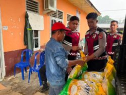 Polres PPU bersama Bulog Gelar Gerakan Pangan Murah, Masyarakat Antusias Serbu Beras Murah