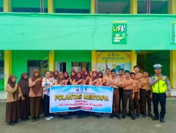Sat Lantas Polres Pelabuhan Belawan Gelar Police Goes To School di SMP Negeri 39 Medan