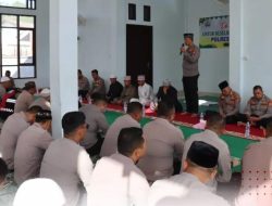 Doa Bersama Untuk Keselamatan Anggota, Polres Aceh Tengah Tebar Kekhusyukan