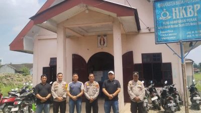 Polres Pelabuhan Belawan Laksanakan Patroli Pengamanan di Gereja