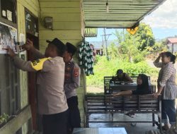 ‘Ngopi Boleh, Narkoba Jangan’, Polisi di Aceh Tengah Tempel Brosur Himbauan