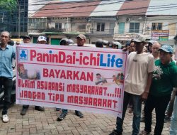 Klaim Asuransi 1 Miliar Tidak Dibayar, WA PESEK Geruduk Kantor PaninDai-ichiLife