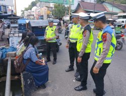 Minimalisir Pelanggaran Lalu Lintas, Polres Sibolga Lakukan Patroli dan Urai Kemacetan