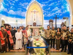 Rico Waas Hadiri Misa Requiem, Bela Sungkawa atas Wafatnya Uskup Emeritus Monsignor Alfred Gonti Pius Datubara