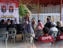 Polsek Lut Tawar Kawal Ketat Pemilihan Reje di Kampung Teluk One-One