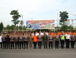 Polres Pelabuhan Belawan Gelar Apel Kesiapan Tanggap Darurat Bencana Hidrometeorologi