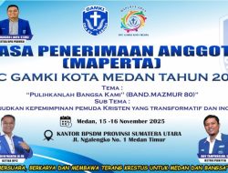 MAPERTA DPC GAMKI Kota Medan Resmi Dibuka: Latih Pemuda Menjadi Pemimpin