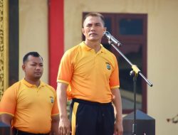 Kabag Ops Polres Pelabuhan Belawan Pimpin Apel Pagi, Olahraga Bersama dan Korve Area Mako
