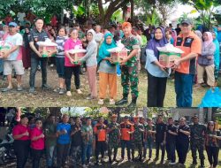 Komunitas Sahabat Sosial, Group XYZ Jakarta dan Bankom Korpasgat Bagikan Ratusan Paket Sembako dan Makanan Siang ke Korban Banjir