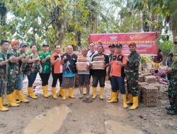 Datang Jauh Dari Medan: Indonesia Hash, Komunitas Sahabat Sosial dan Satkom Korpasgat Bagikan Sembako di Aceh Tamiang