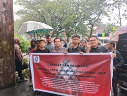 GUNTUR Gelar Aksi di Kejati Sumut, Laporkan Dugaan Korupsi Dana KIP oleh Kepala LLDikti Wilayah I