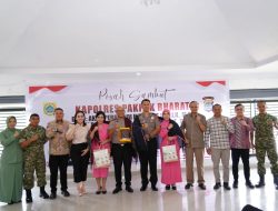 Polres Pakpak Bharat Gelar Temu Pisah Kapolres dari AKBP Pebriandi Haloho ke AKBP Muhammad Agustiawan