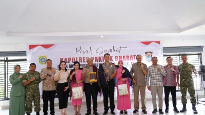 Polres Pakpak Bharat Gelar Temu Pisah Kapolres dari AKBP Pebriandi Haloho ke AKBP Muhammad Agustiawan