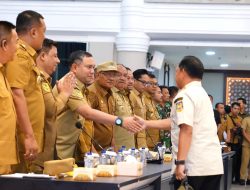 Bupati Pakpak Bharat Hadiri Rakor Percepatan Rehabilitasi Pascabencana Sumut