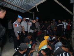 Grebek ke-8 di Jermal, Puluhan Orang Diamankan dan Barak Narkoba Dibakar