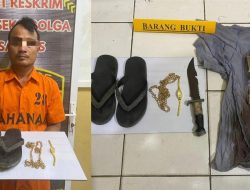 Polisi Ringkus Pelaku Curat Bersenjata Tajam di Sibolga