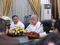 Bupati Pakpak Bharat Hadiri Rakor Pembebasan Lahan Pembangunan Pembangkit Listrik Tenaga Air