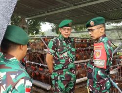 Tinjau Kegiatan Teritorial, Pusterad Kunjungi Satgas Yonarmed 12 Kostrad